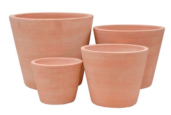 Pot rond en terre cuite - Ø.30 x H.24 cm - Image 2