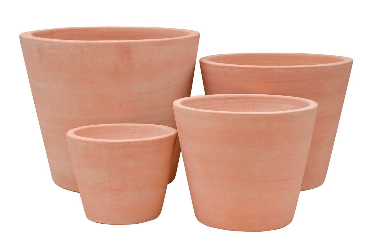 Pot rond en terre cuite - Ø.30 x H.24 cm - Image 2