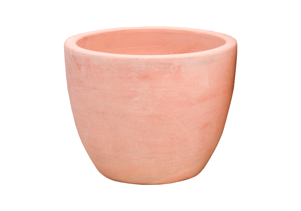 Pot rond en terre cuite terracotta - Ø30 x H.24 cm - Imagen 1