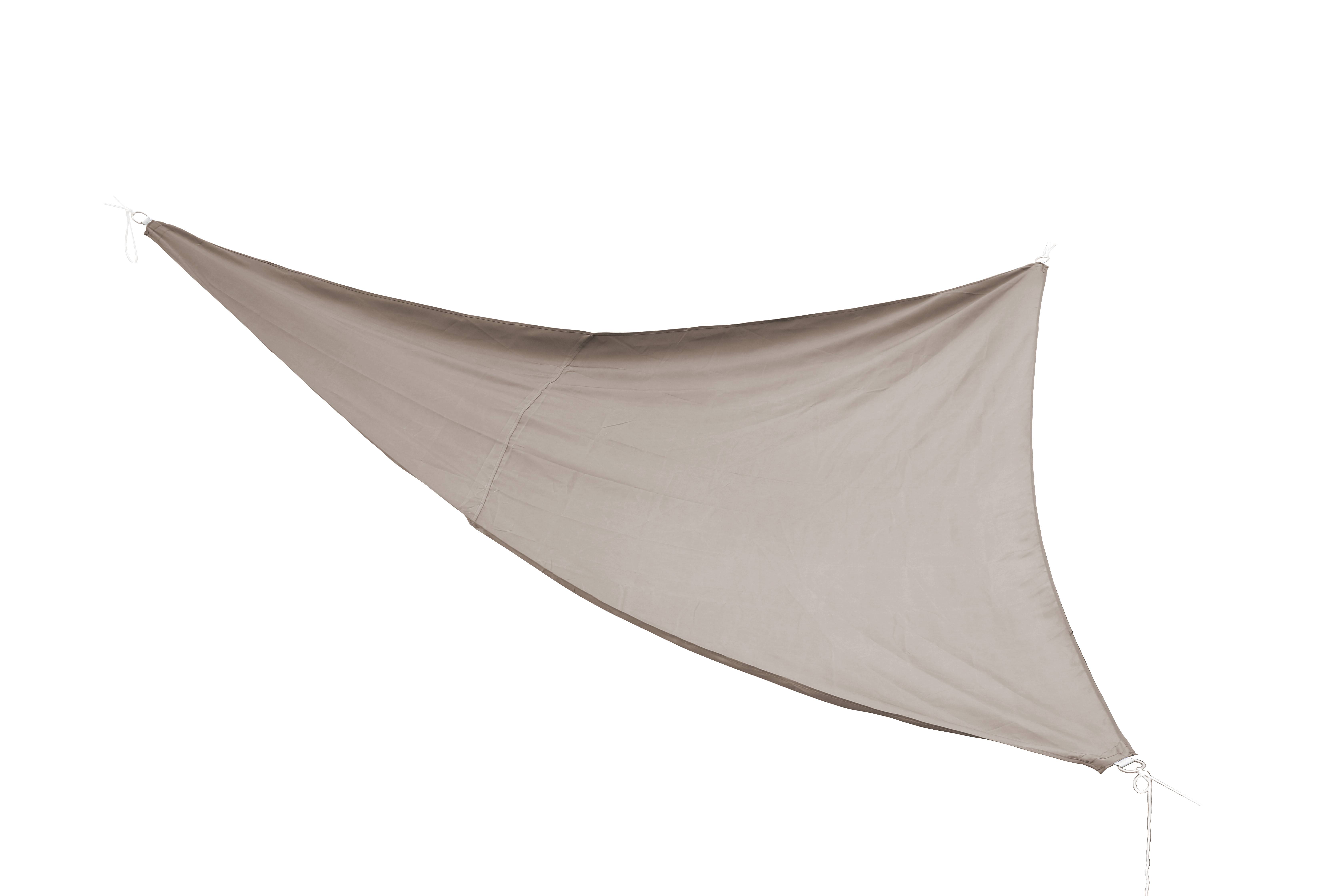Ecloz - Voile d'ombrage imperméable triangle polyester taupe 3m ECLOZ - Imagen 2