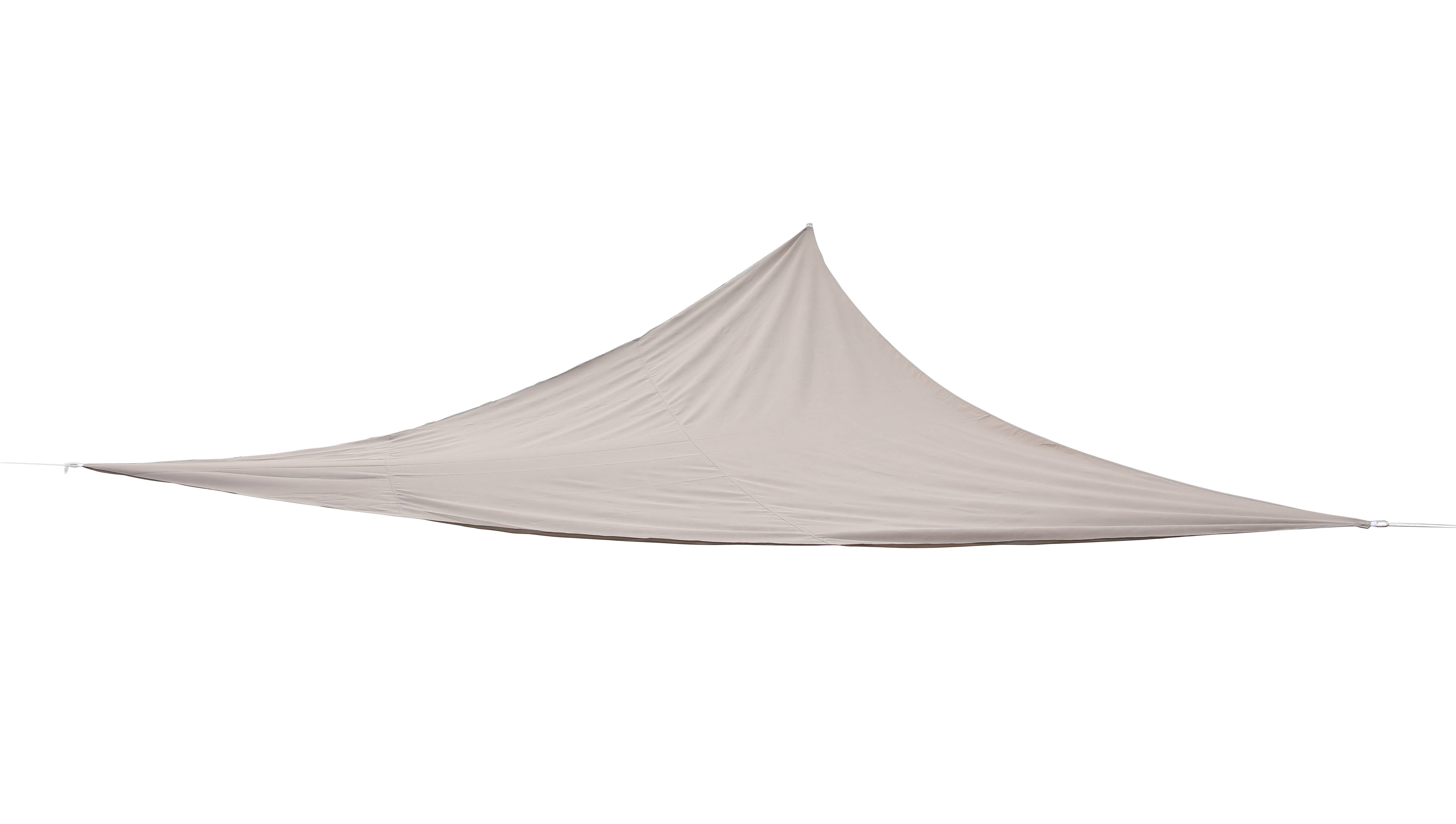Ecloz - Voile d'ombrage imperméable triangle polyester taupe 5m ECLOZ - Image 1