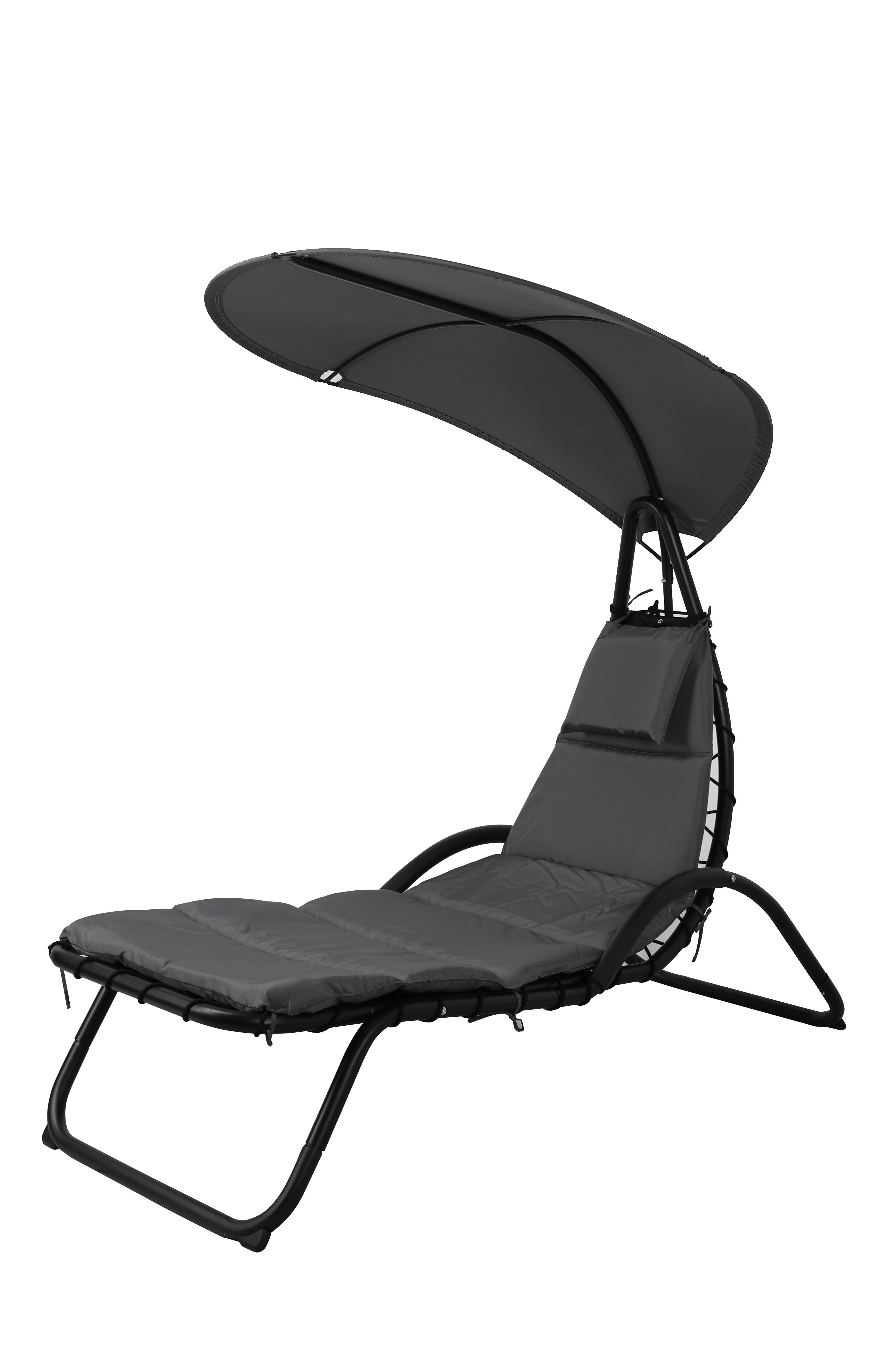 Ecloz - Transat loveuse à poser acier anthracite polyester Zoe ECLOZ - Imagen 1