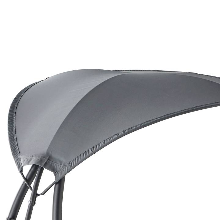 Ecloz - Transat loveuse à poser acier anthracite polyester Zoe ECLOZ - Imagen 6