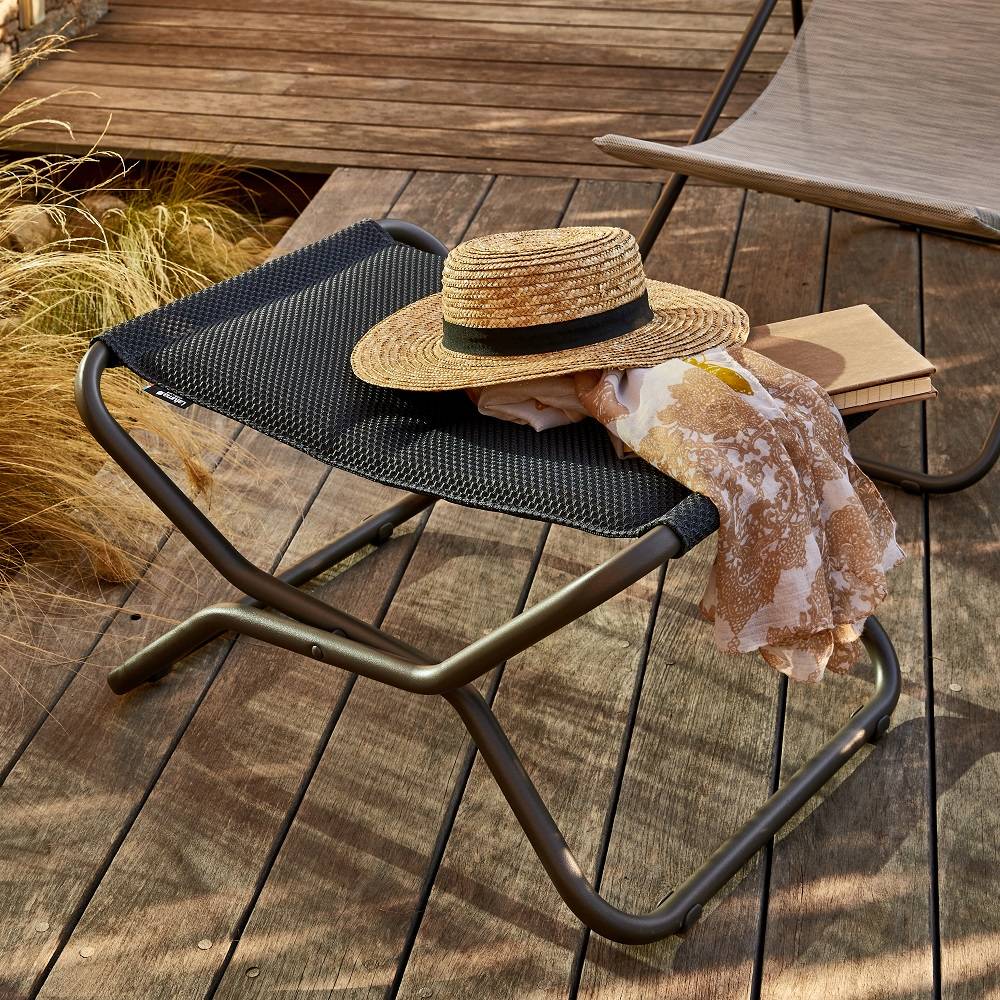 Lafuma-Mobilier - Repose Pieds acier batyline dark grey Next Be Comfort Lafuma Mobilier - Imagen 3