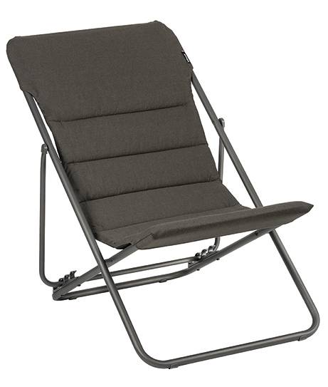 Lafuma-Mobilier - Maxi transat bubble ardoise - L.94 x l.62 x H.83 cm - Image 1