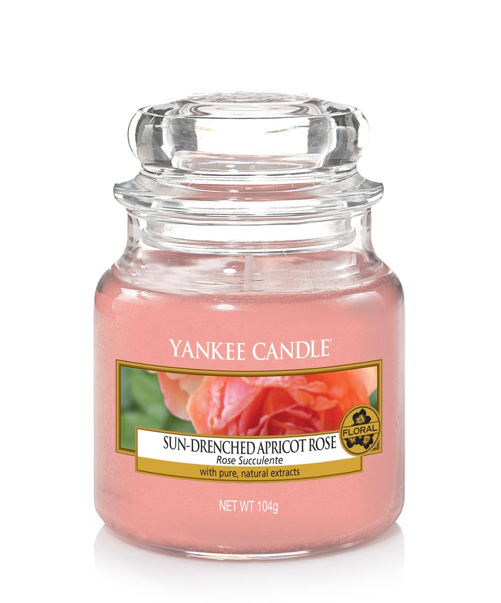Yankee Candle - Bougie Rose succulente - Petite jarre