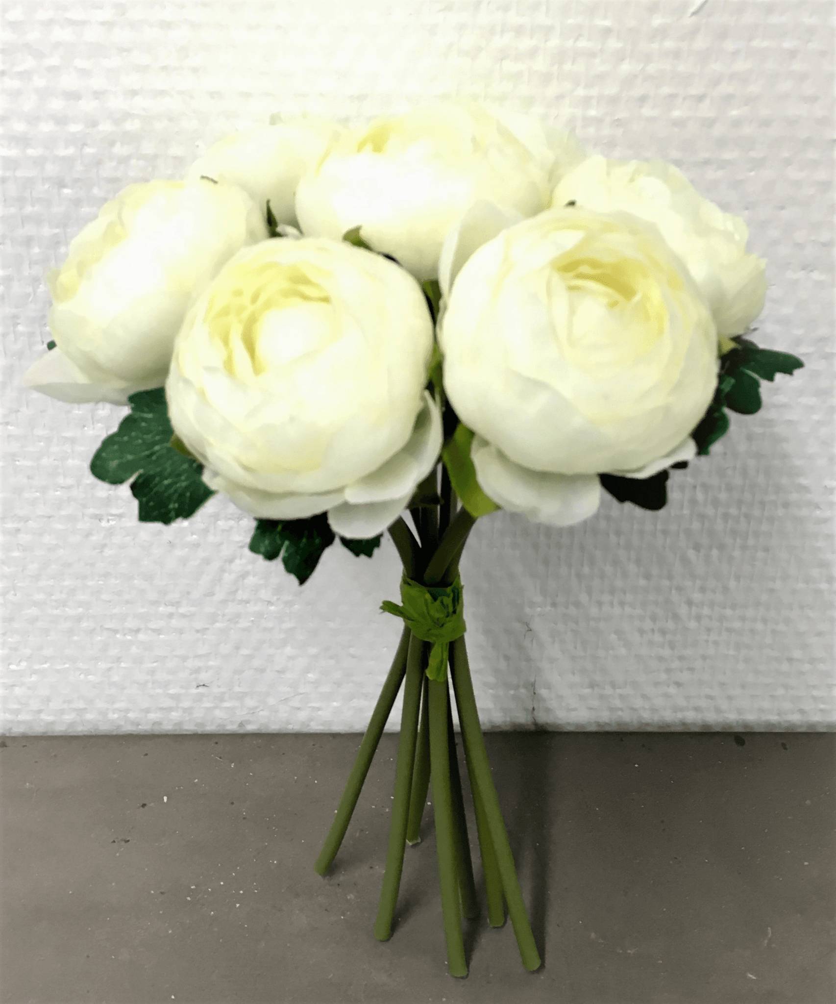 Kalyste - Kalyste - Mini bouquet renoncules artificiel H.21 cm - Image 2