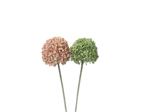 Kalyste - Tige d'allium artificielle rose H.43 cm - Image 1