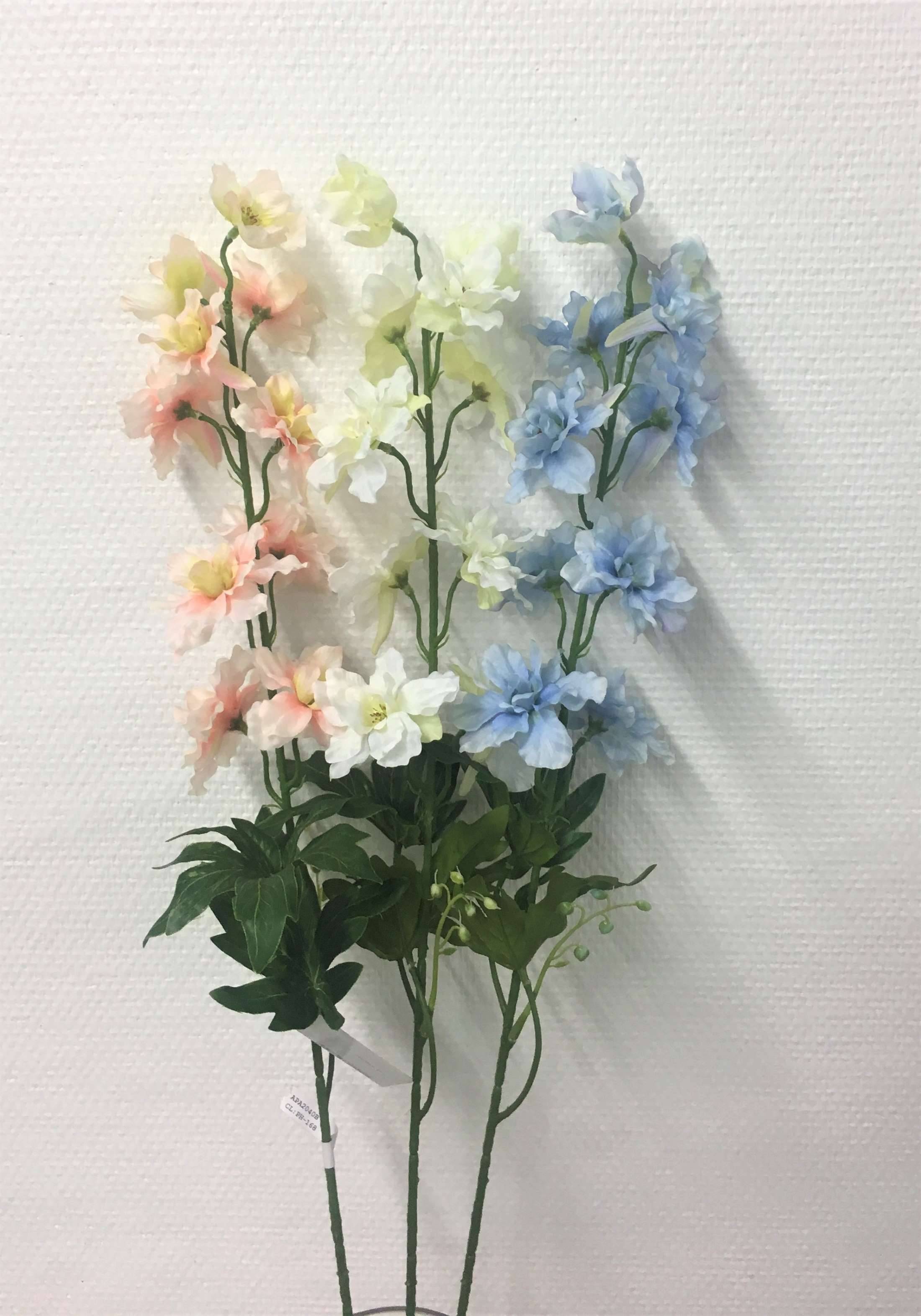 Kalyste - Tige delphinium artificielle crème/vert L.61 x l.10 x H.61 cm - Image 1