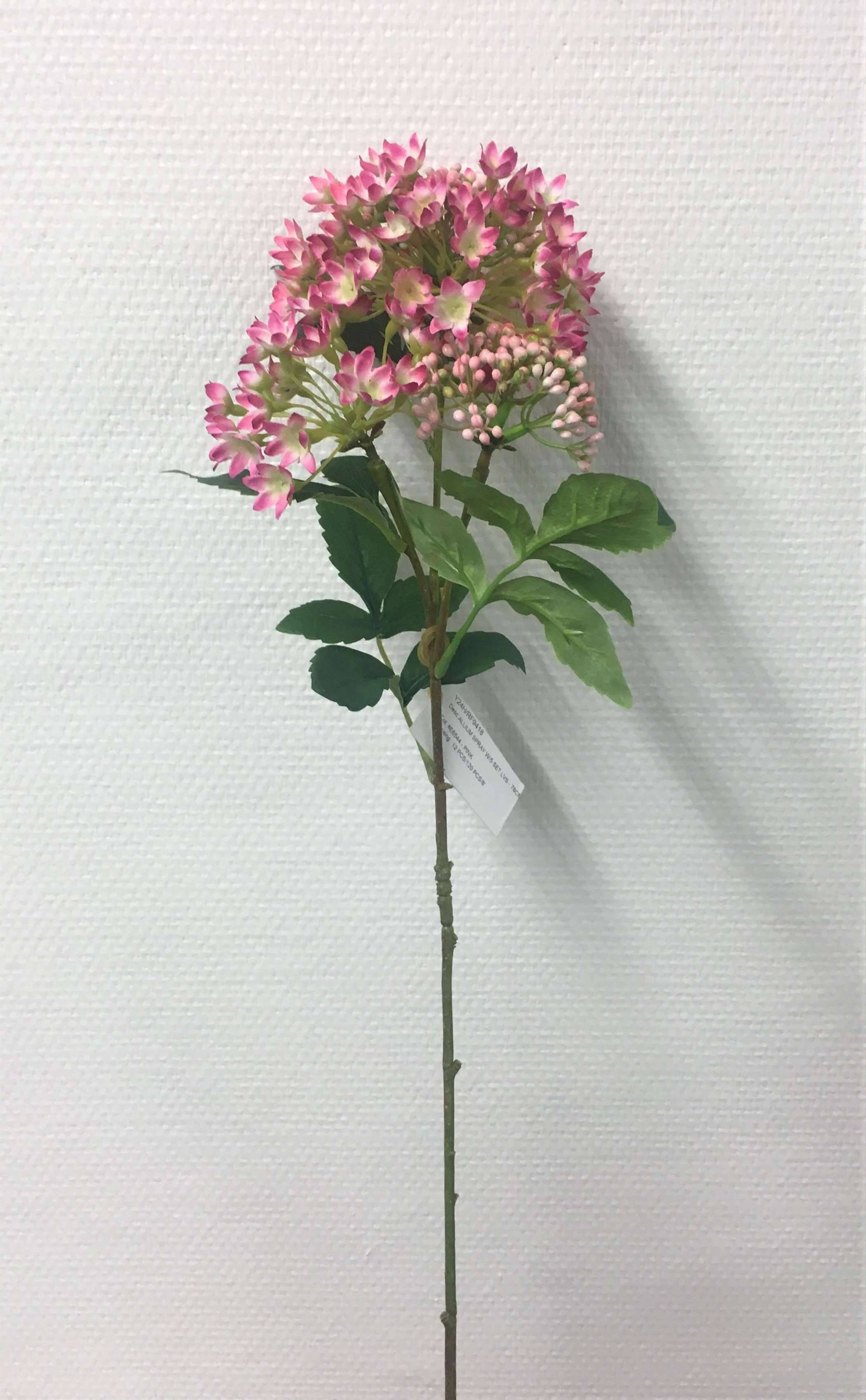 Kalyste - Kalyste - Tige de laurier artificielle rose L.79 x l.15 x H.79 cm - Image 1
