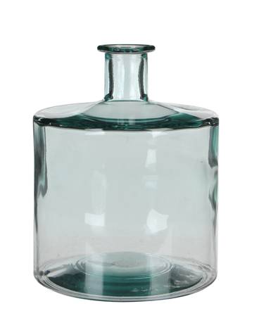 Mica Decorations - Botella de vidrio transparente Guan H.26 x Ø 21 cm - Imagen 1