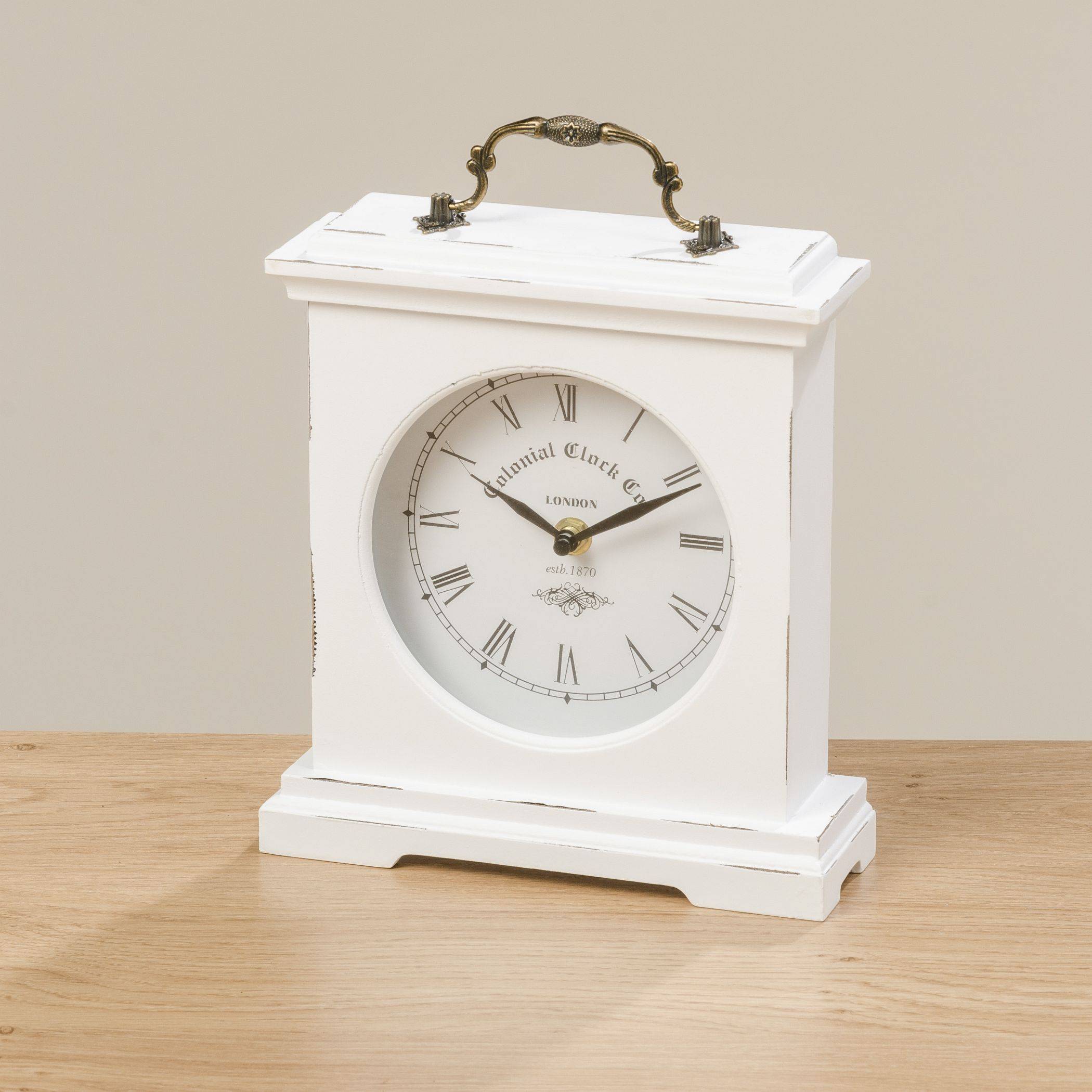 Horloge Betty en bois - L.21 x l.7 x H.24 cm - Imagen 3