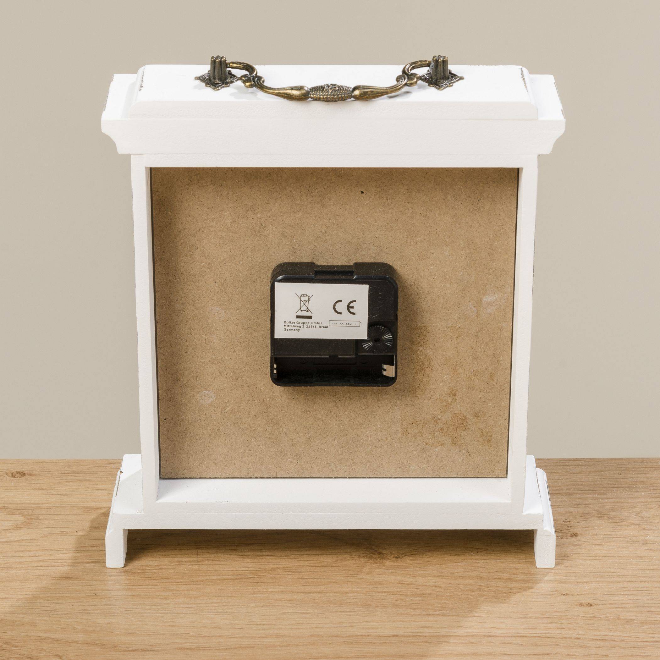 Horloge Betty en bois - L.21 x l.7 x H.24 cm - Imagen 4