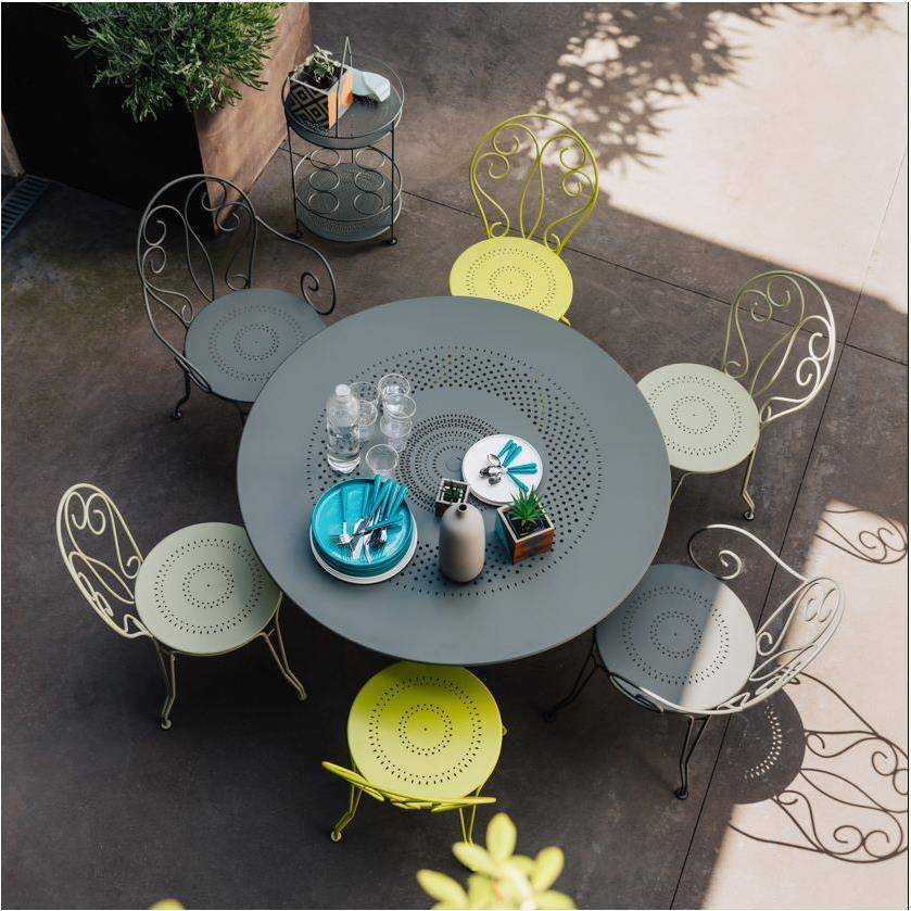 Fermob - Chaise de jardin acier carbone Montmartre Fermob - Imagen 3