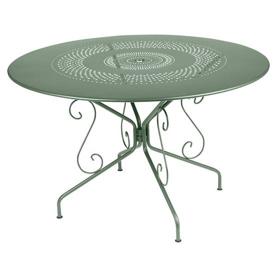 Fermob - Table de jardin ronde acier cactus 6 personnes Montmartre Fermob - Image 1
