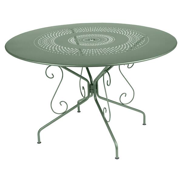 Fermob - Table de jardin ronde acier cactus 6 personnes Montmartre Fermob - Image 1