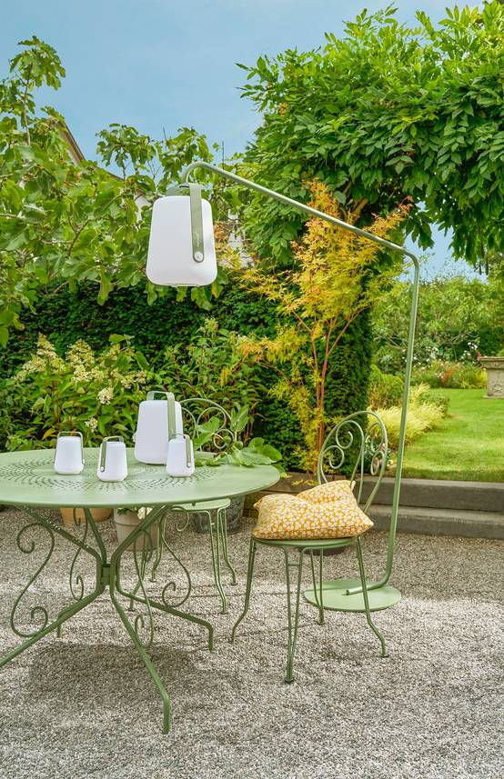 Fermob - Table de jardin ronde acier cactus 6 personnes Montmartre Fermob - Image 2