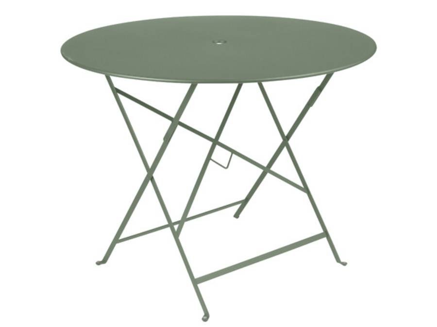 Fermob - Table de jardin ronde pliante acier cactus 4 personnes Bistro Fermob - Image 5