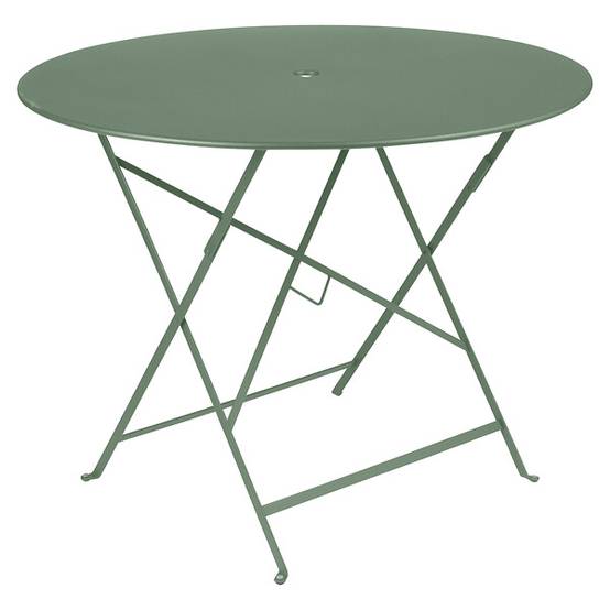 Fermob - Table de jardin ronde pliante acier cactus 4 personnes Bistro Fermob - Image 1