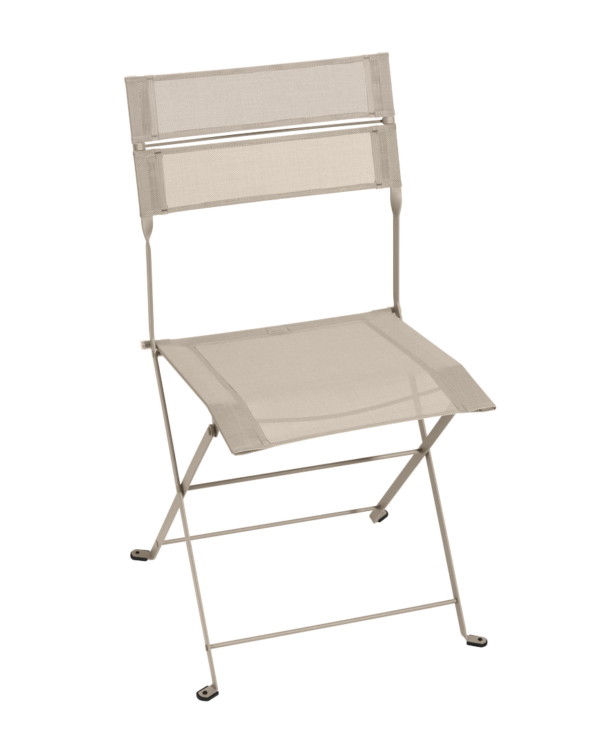 Fermob - Chaise de jardin pliante acier textilène carbone Latitude Fermob