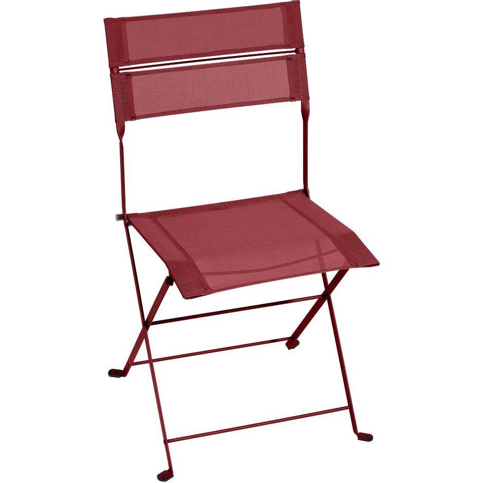 Fermob - Chaise de jardin pliante acier textilène piment Latitude Fermob - Image 2
