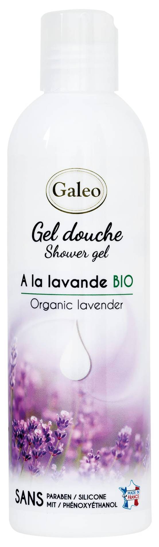 Galeo - Gel douche à la lavande biologique 250 ml