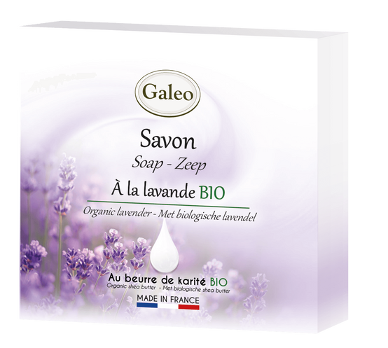 Galeo - Savon solide à la lavande bio 100 g