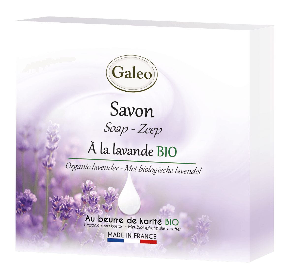 Galeo - Savon solide à la lavande bio 100 g