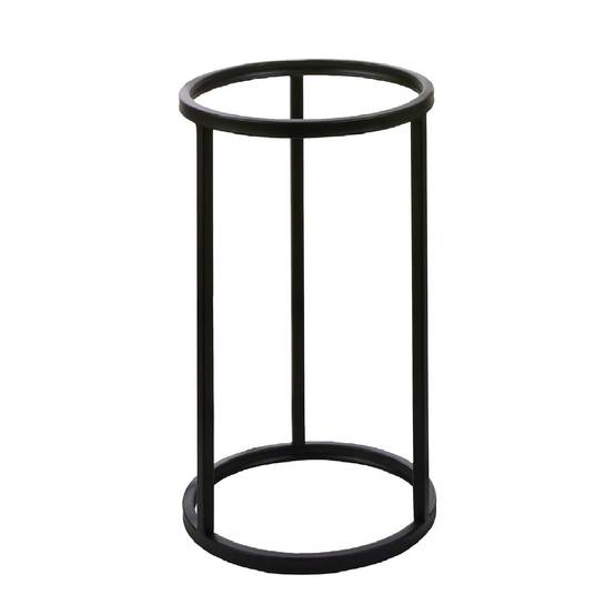 Support noir pour pot moyen format - Ø.37 x H.60 cm