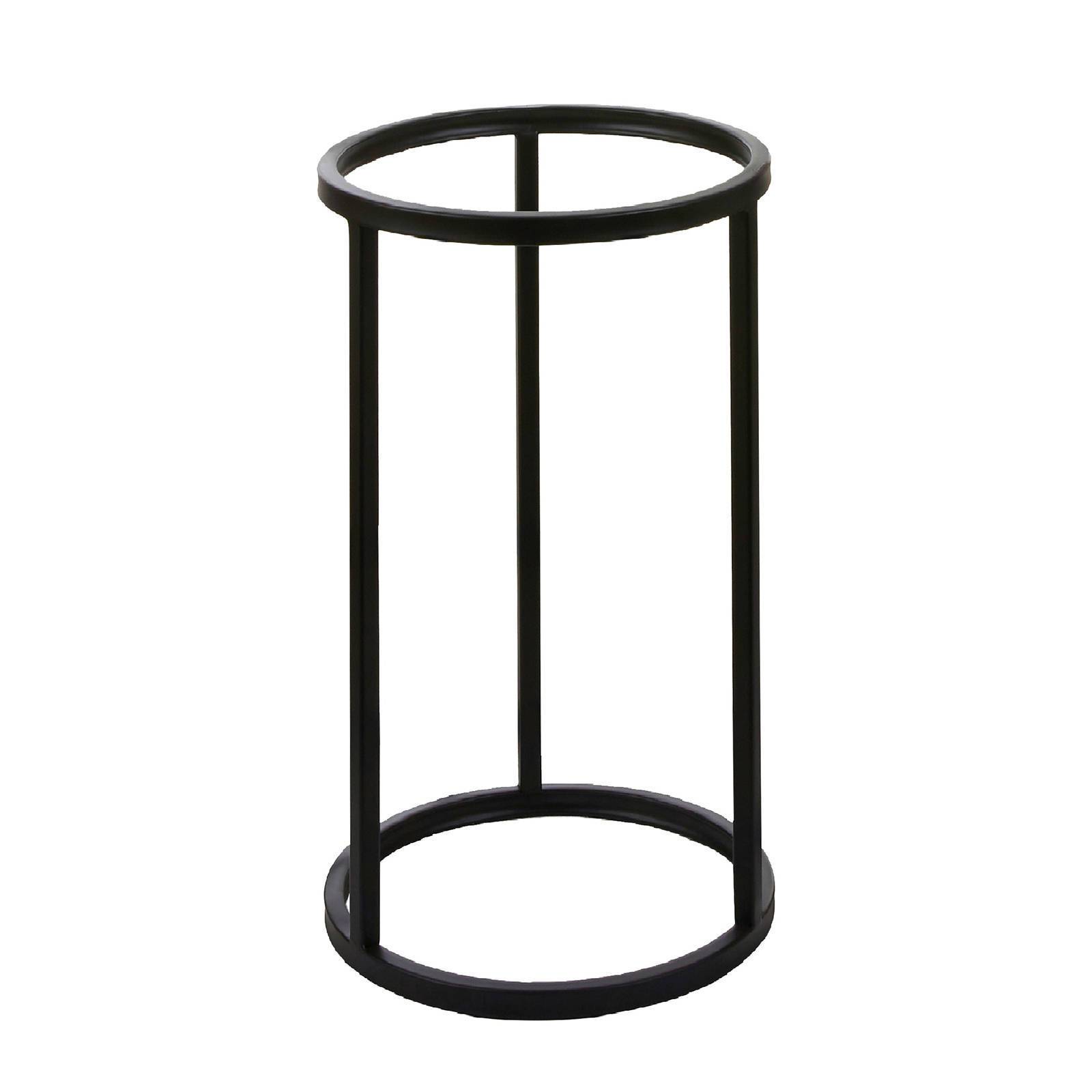 Support noir pour pot moyen format - Ø.37 x H.60 cm