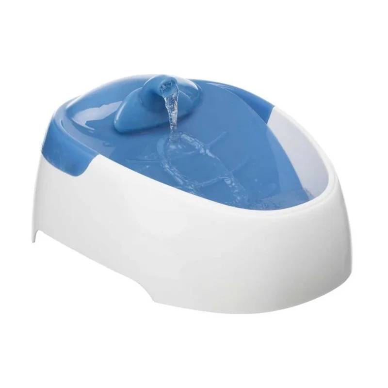 Fontaine a boire en plastique blanc/bleu 1 L 20 × 12 × 23 cm - TRIXIE - Imagen 1