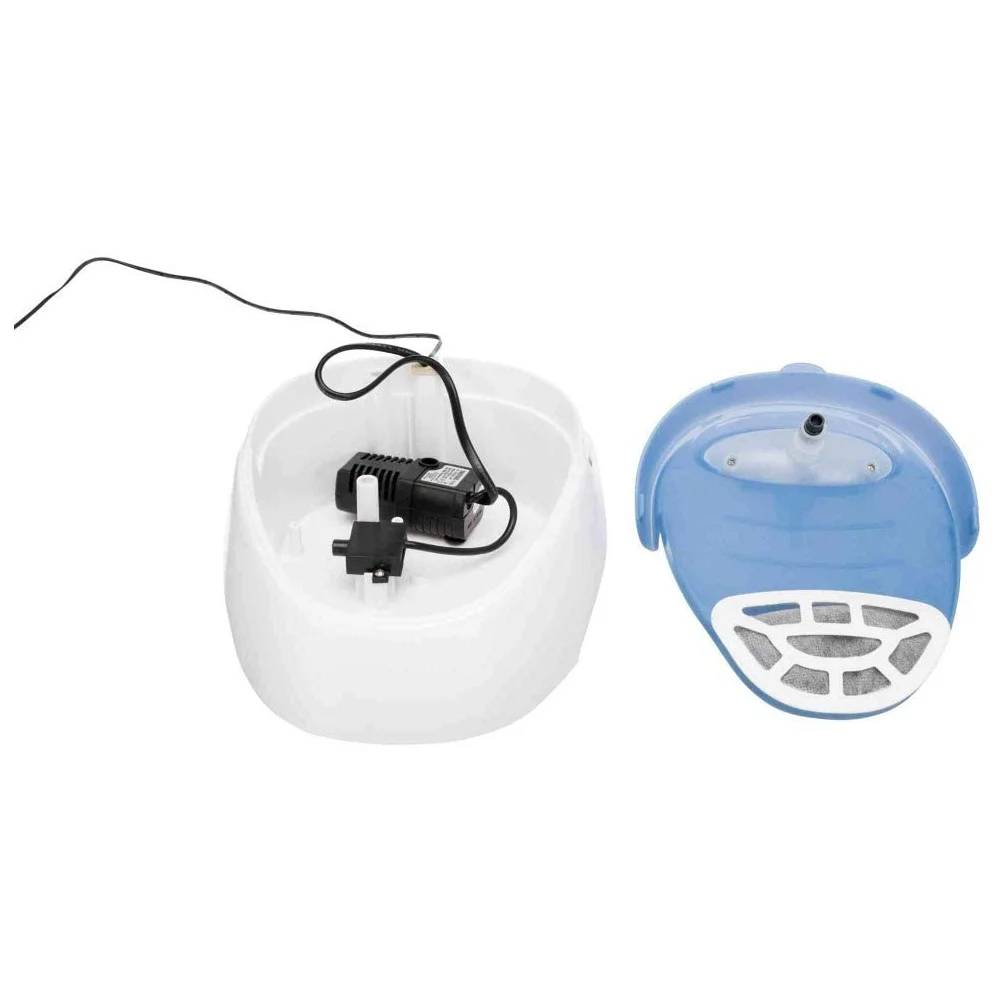 Fontaine a boire en plastique blanc/bleu 1 L 20 × 12 × 23 cm - TRIXIE - Imagen 5