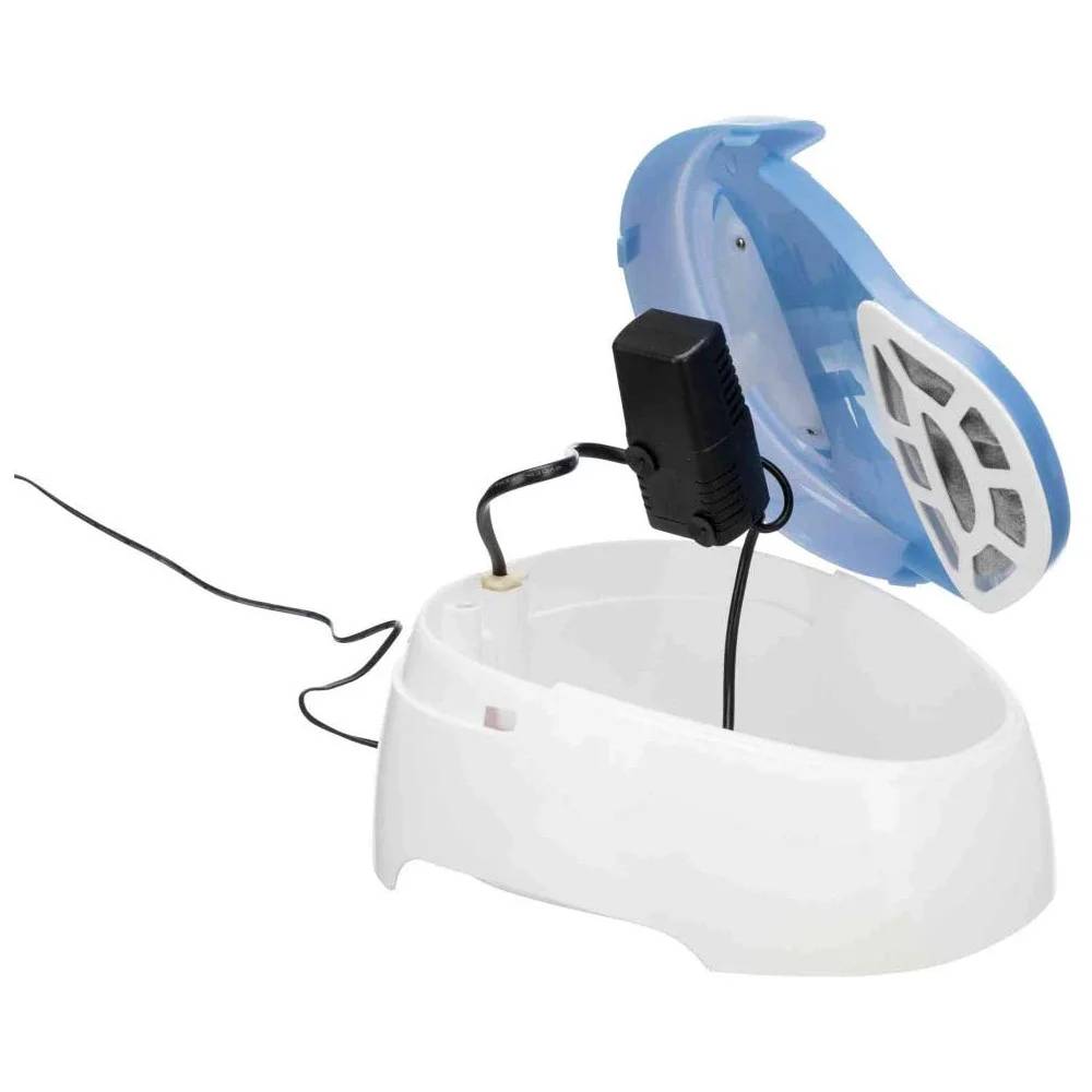 Fontaine a boire en plastique blanc/bleu 1 L 20 × 12 × 23 cm - TRIXIE - Imagen 2