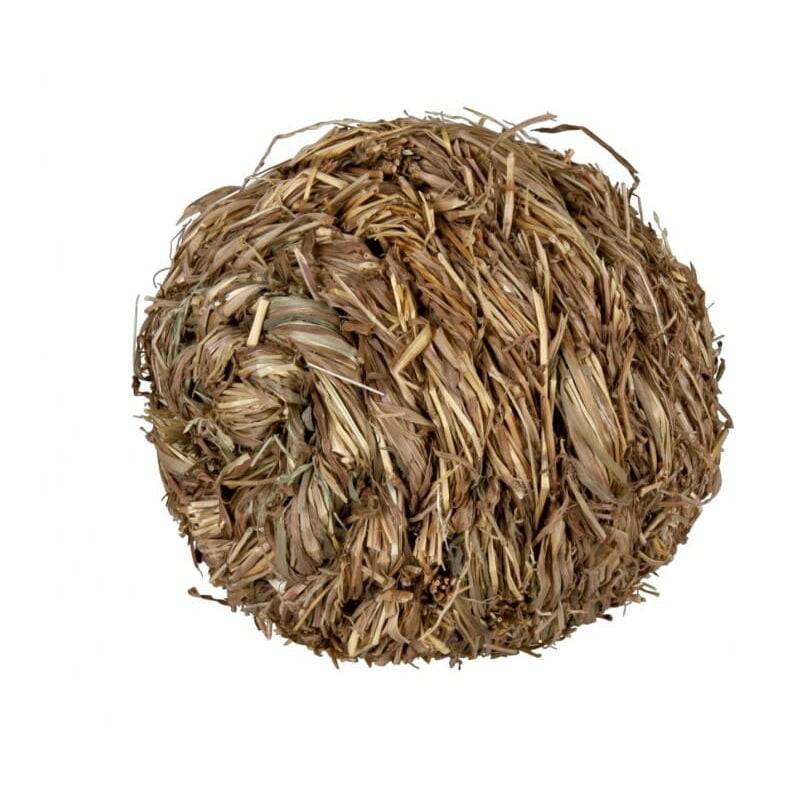 Boule d'herbe avec clochette pour rongeurs Ø10 cm - Trixie