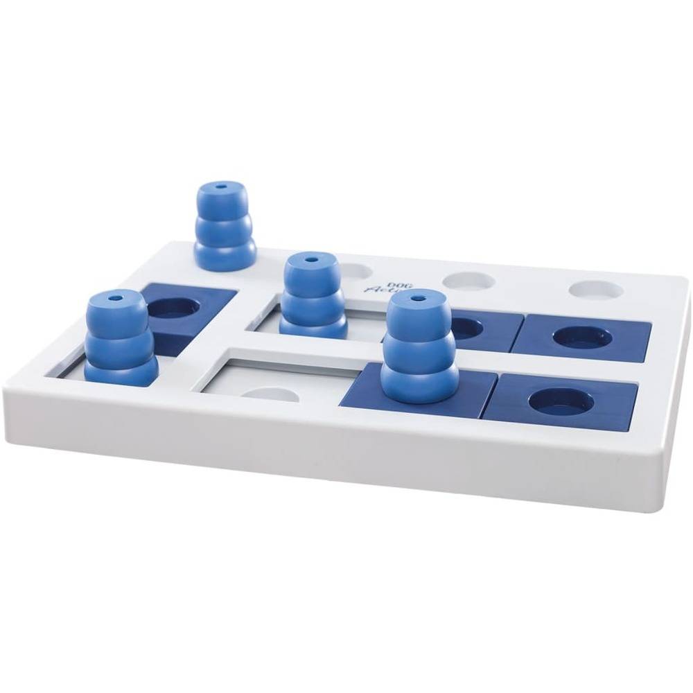 Jeu de stratégie échecs pour chiens plastique bleu et blanc 40 x 27 cm - TRIXIE - Imagen 7