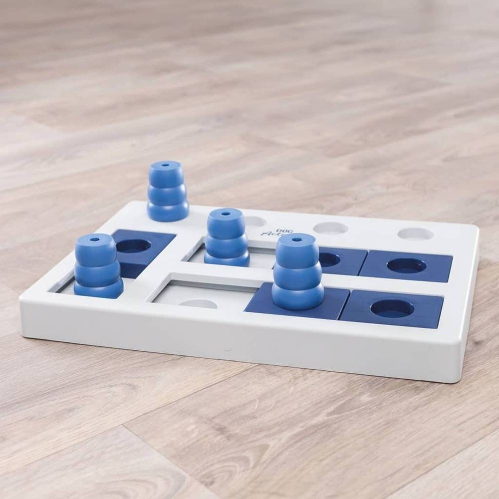 Jeu de stratégie échecs pour chiens plastique bleu et blanc 40 x 27 cm - TRIXIE - Imagen 6