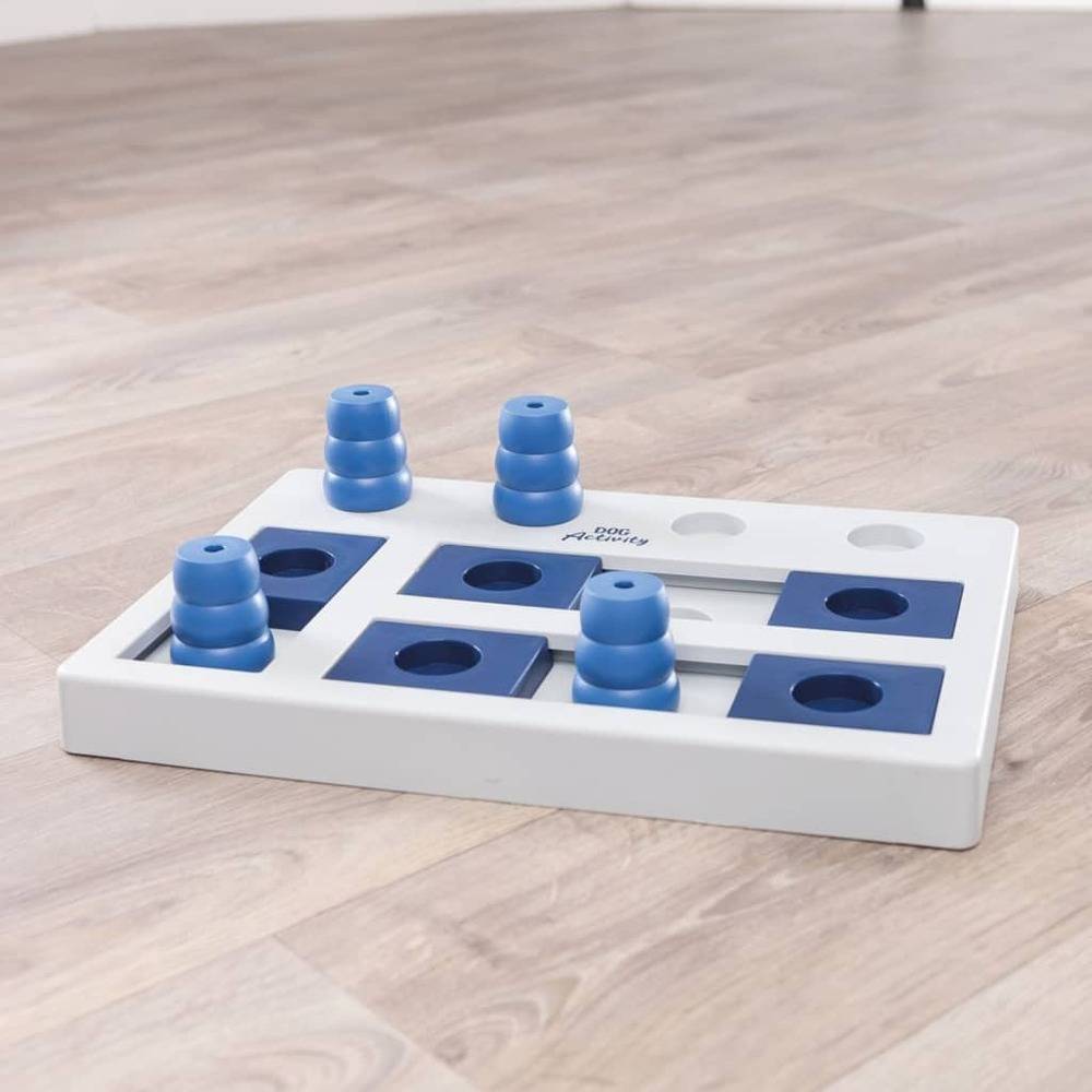 Jeu de stratégie échecs pour chiens plastique bleu et blanc 40 x 27 cm - TRIXIE - Imagen 8