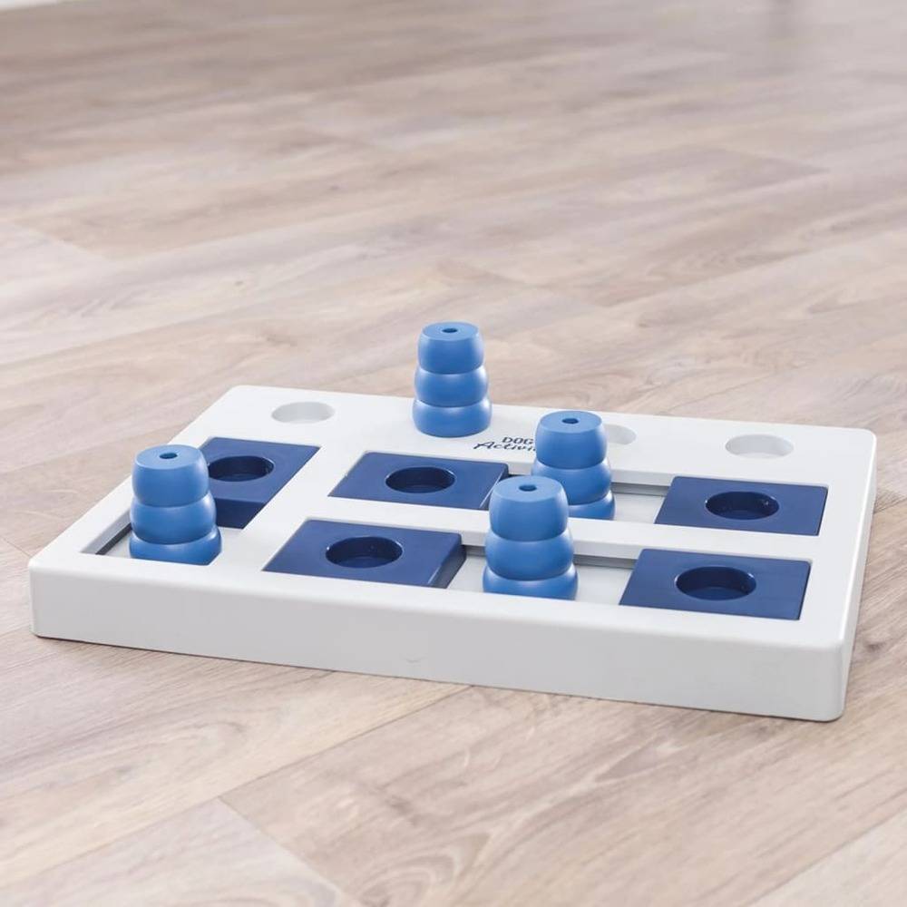 Jeu de stratégie échecs pour chiens plastique bleu et blanc 40 x 27 cm - TRIXIE - Imagen 5