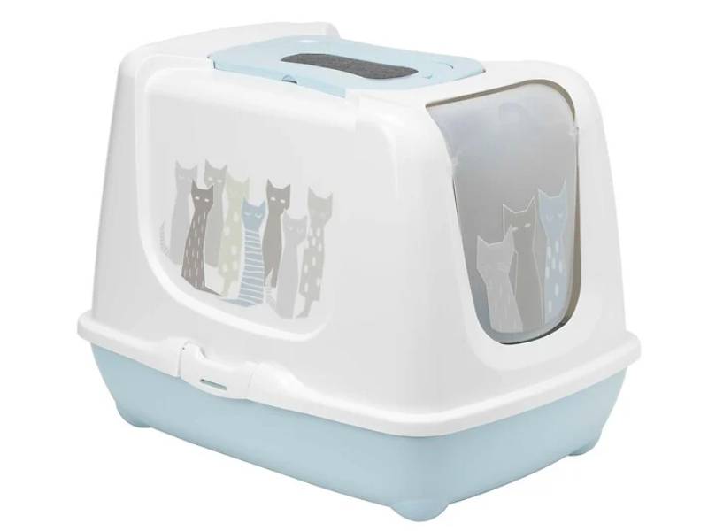 Maison de toilette chat plastique Cat Dreams L. 50 x l. 39 x H. 39 cm - MODERNA