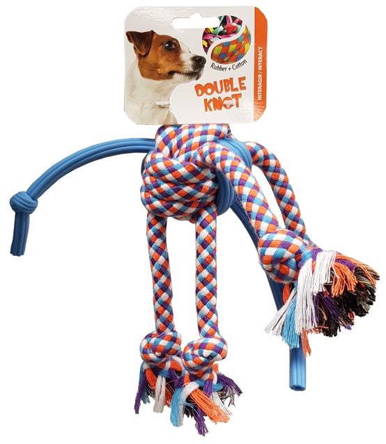 Tyrol - Jouet pour chien Atome Twist Rope L.26 x l.26 x H.25 cm