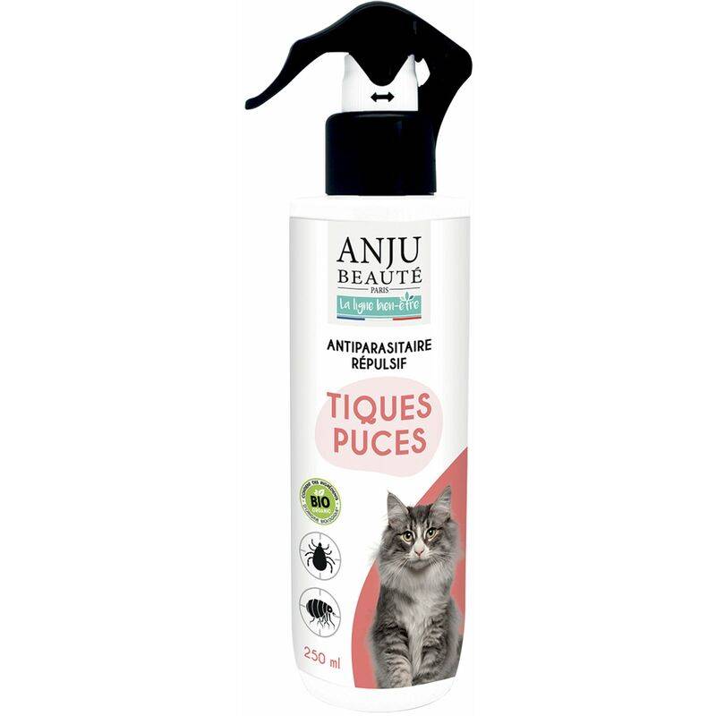 Anju Beaute - Anju - Lotion antiparasitaire répulsive pour chat 250 ml - Imagen 2
