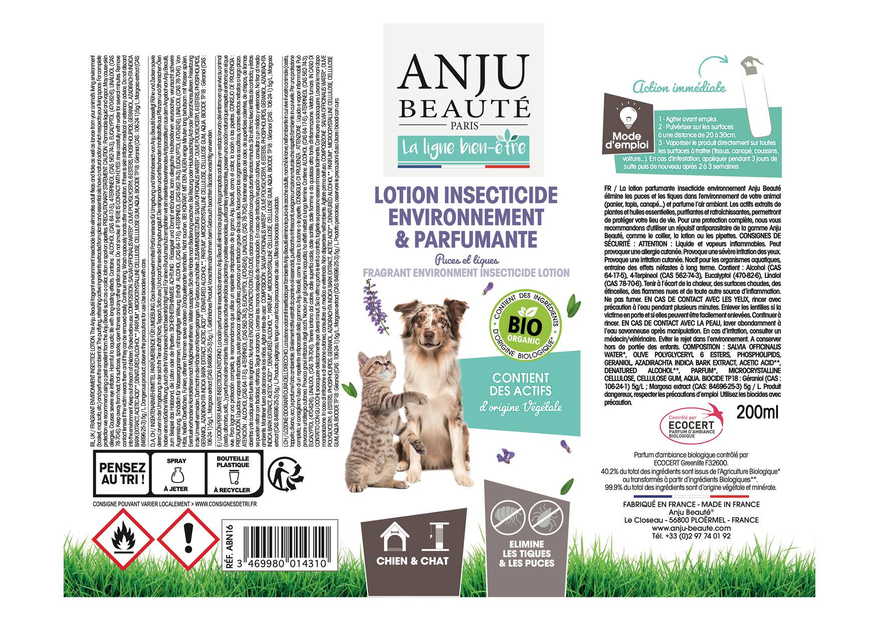 Anju Beaute - Lotion Parfumante Insecticide - ANJU BEAUTÉ - Imagen 2