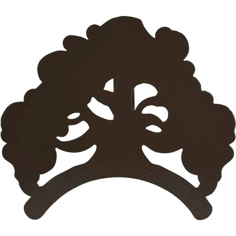 Mermier Jardin - Porte-tuyau mural acier marron L 28,50 cm H 25 cm - MERMIER - Imagen 4