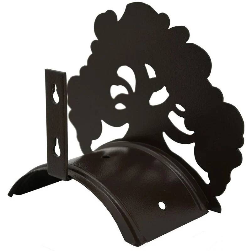 Mermier Jardin - Porte-tuyau mural acier marron L 28,50 cm H 25 cm - MERMIER - Imagen 3