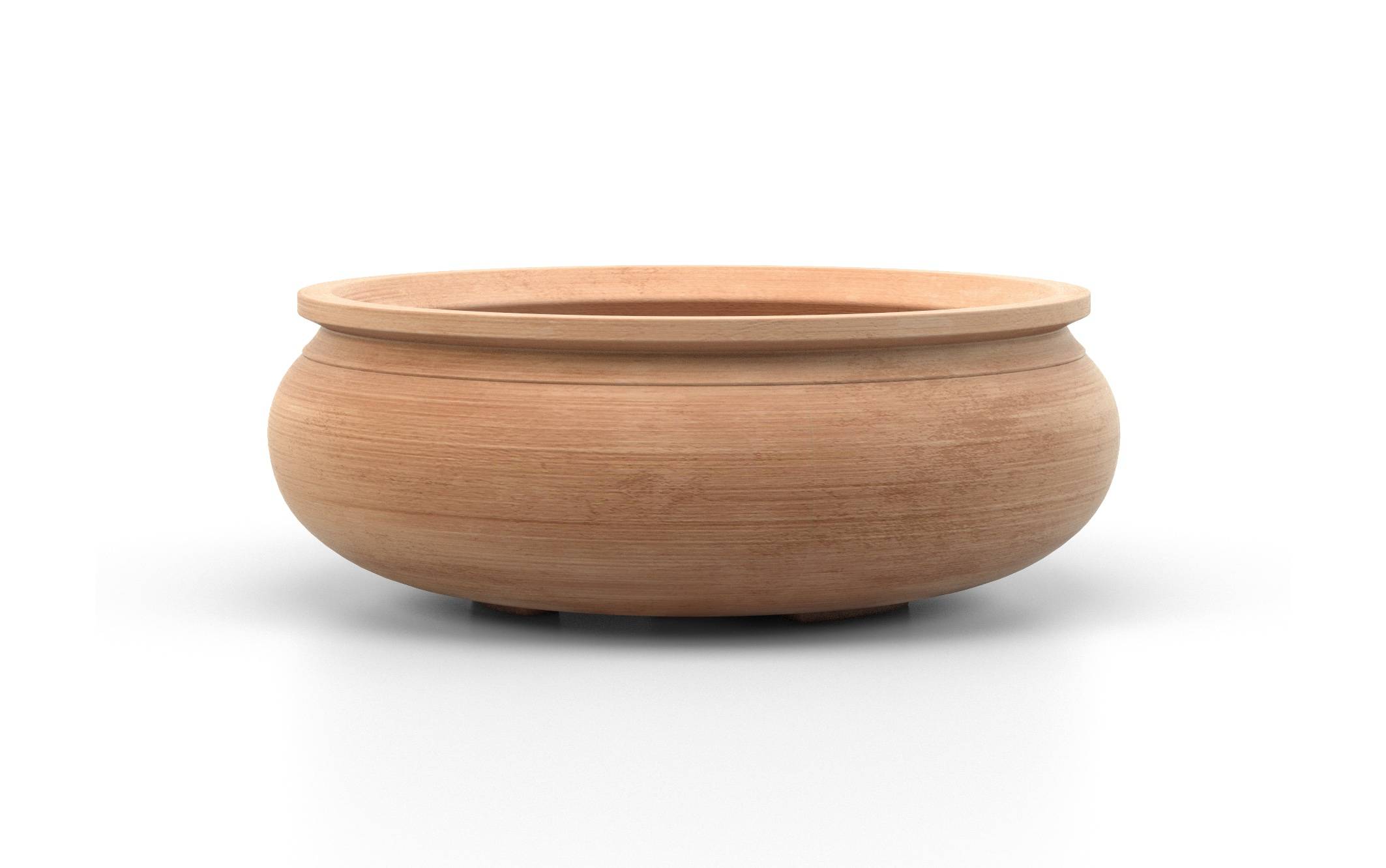Coupe Large Terre Cuite Contemporain L 23 cm H 8 cm – GOICOECHEA
