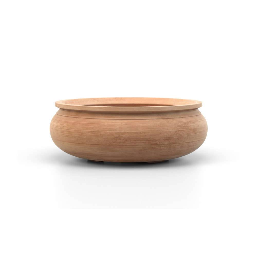 Coupe Large Terre Cuite Contemporain L 23 cm H 8 cm – GOICOECHEA - Imagen 2
