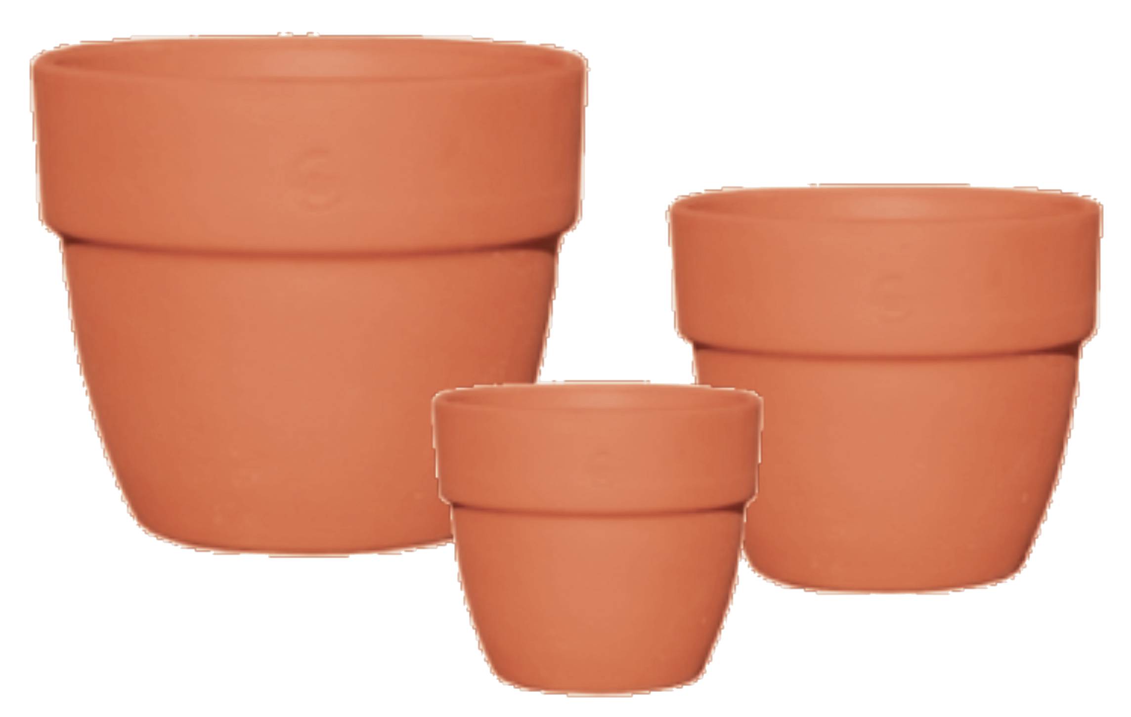 W.Hairie-Grandon - W Hairie Grandon - Pot Pessac terre cuite rouge Ø.24 x H.20 cm - Image 2