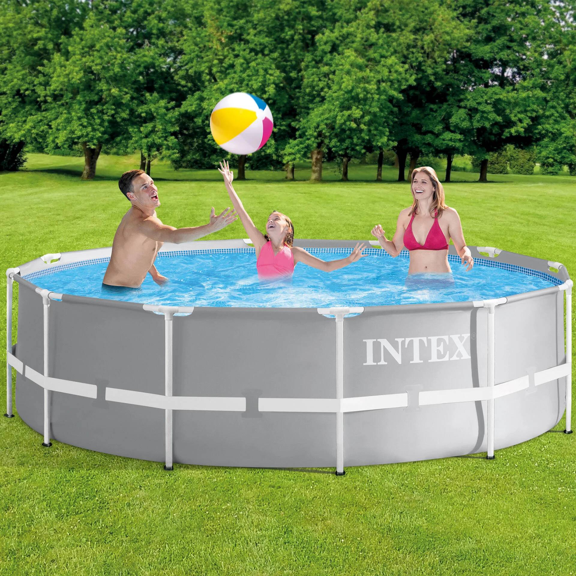 Intex - Piscine Tubulaire Ronde Prism Frame - INTEX - Imagen 7
