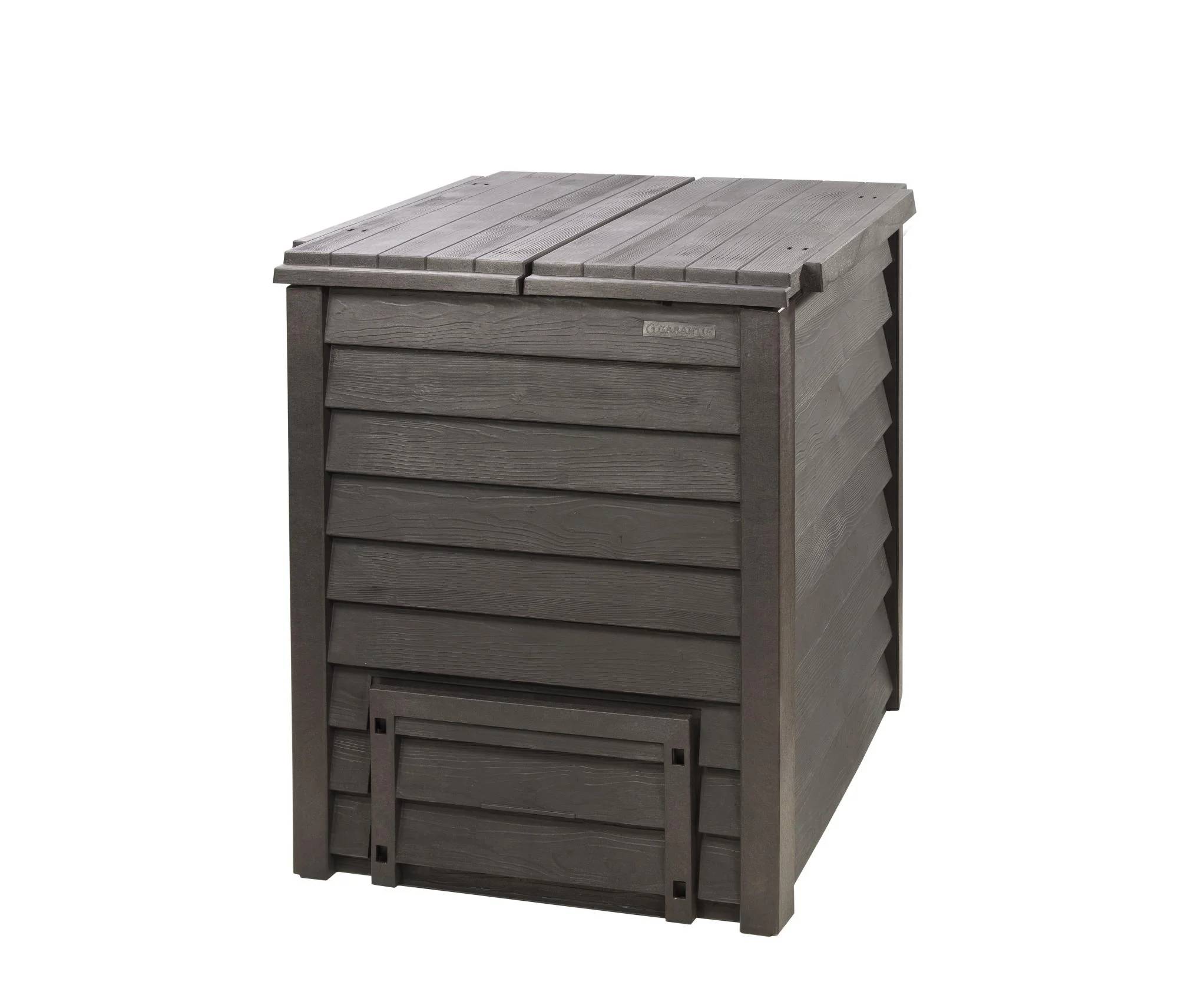 Garantia - Composteur Thermo-Wood 600 L brun anthracite L80 x l80 x H100 cm - Imagen 7