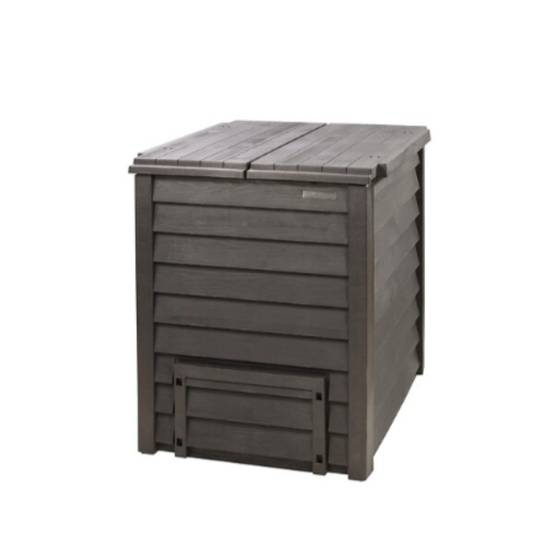 Garantia - Composteur Thermo-Wood 600 L brun anthracite L80 x l80 x H100 cm - Image 1